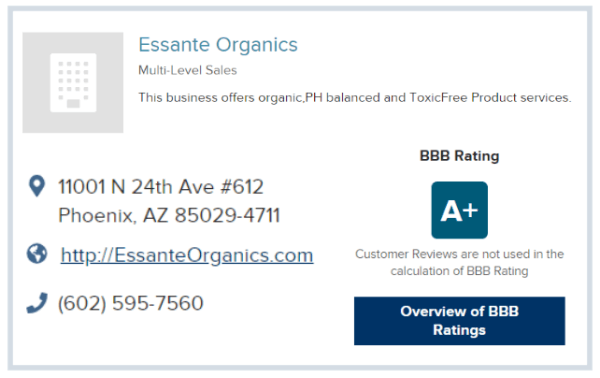 essante organics review